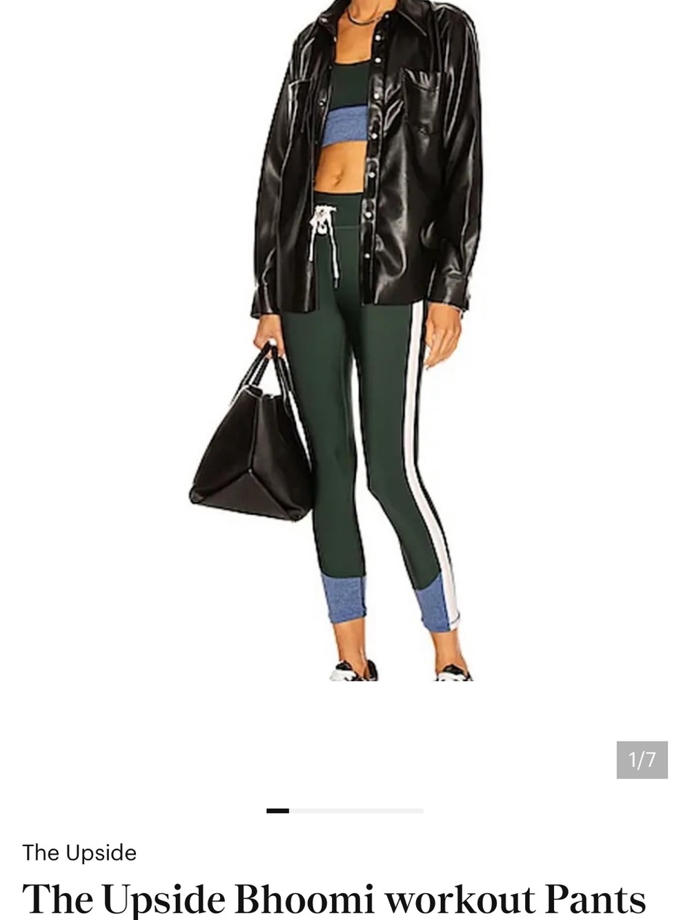 The Upside Green Bhoomi Workout Pants
